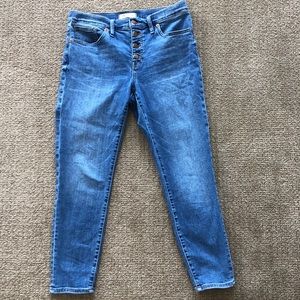Madewell 9” Mid-Rise Skinny Crop 29